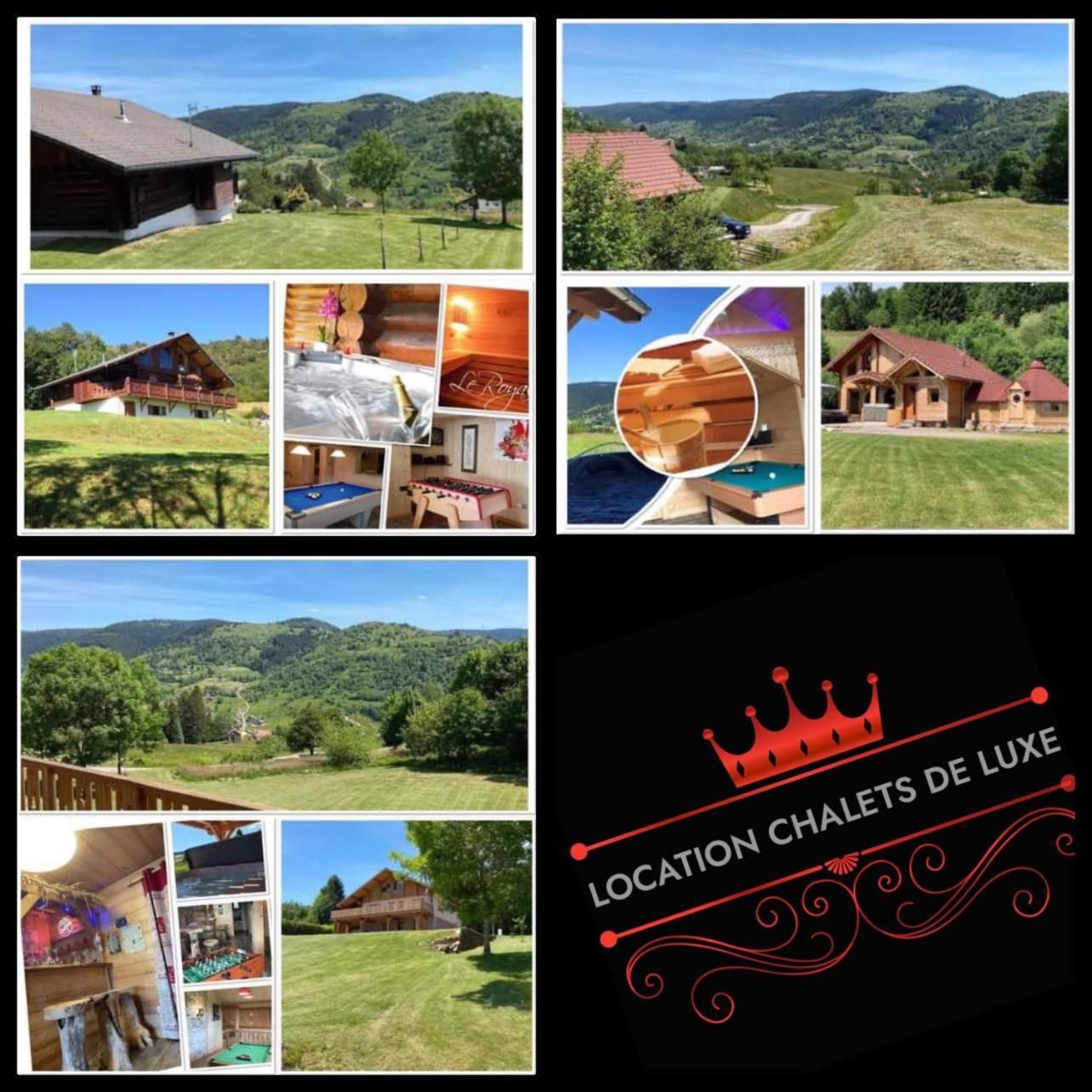 Chalet Spa Le Diamant Nathalie Mn La Rouge Ла-Бресс Екстер'єр фото